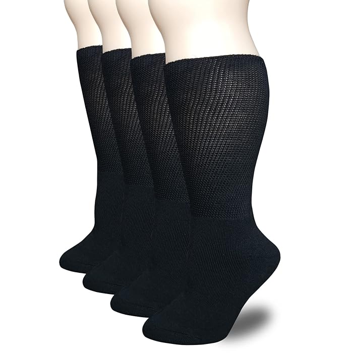 Buy Extra Wide Bariatric Socks Non Binding Diabetic Sock for Lymphedema