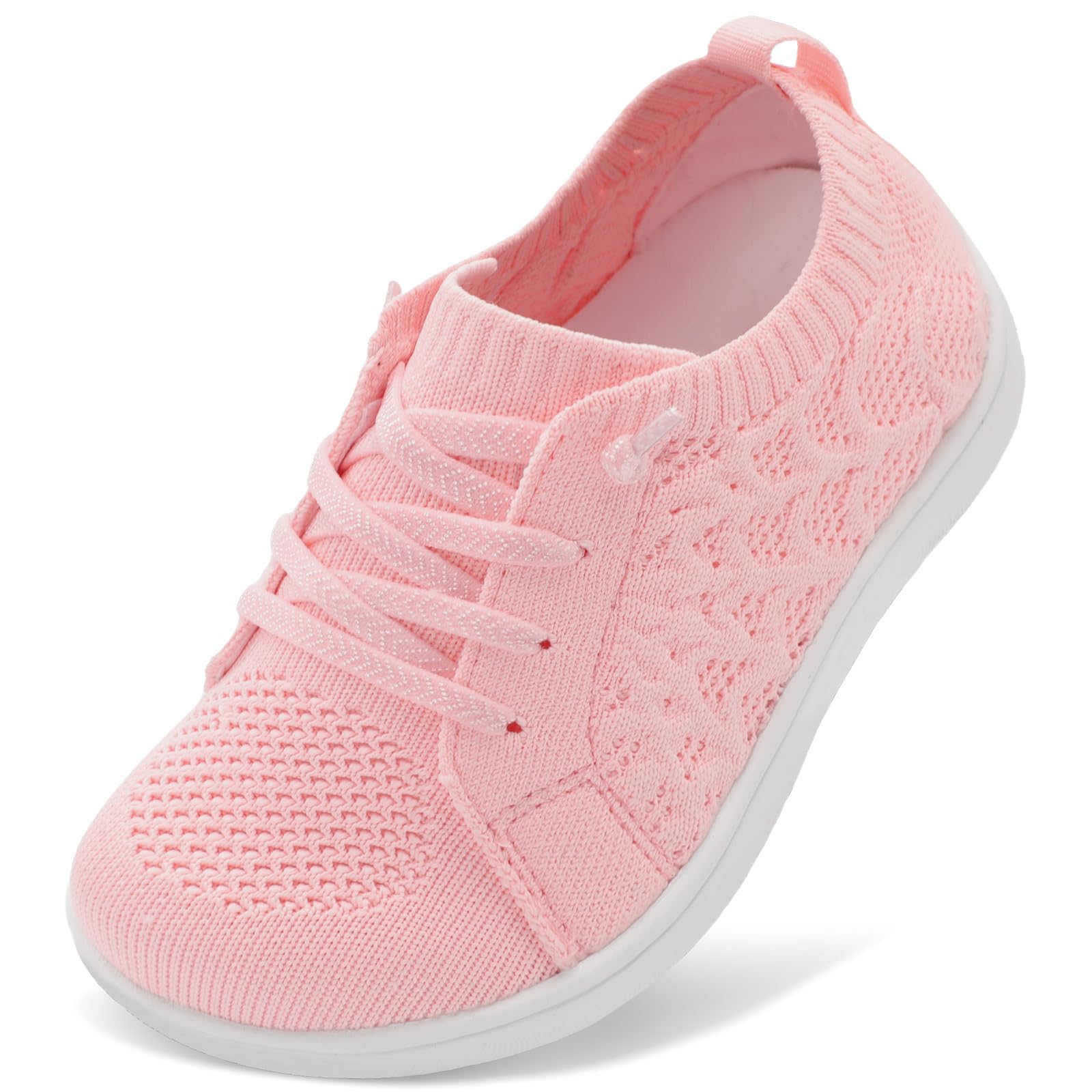 JOINFREE Toddler Shoes Girls Boys Wide Barefoot Shoes Minimalist Walking Sneakers Zero Drop Slip on Tennis Shoe Breathable Naturally Flexible