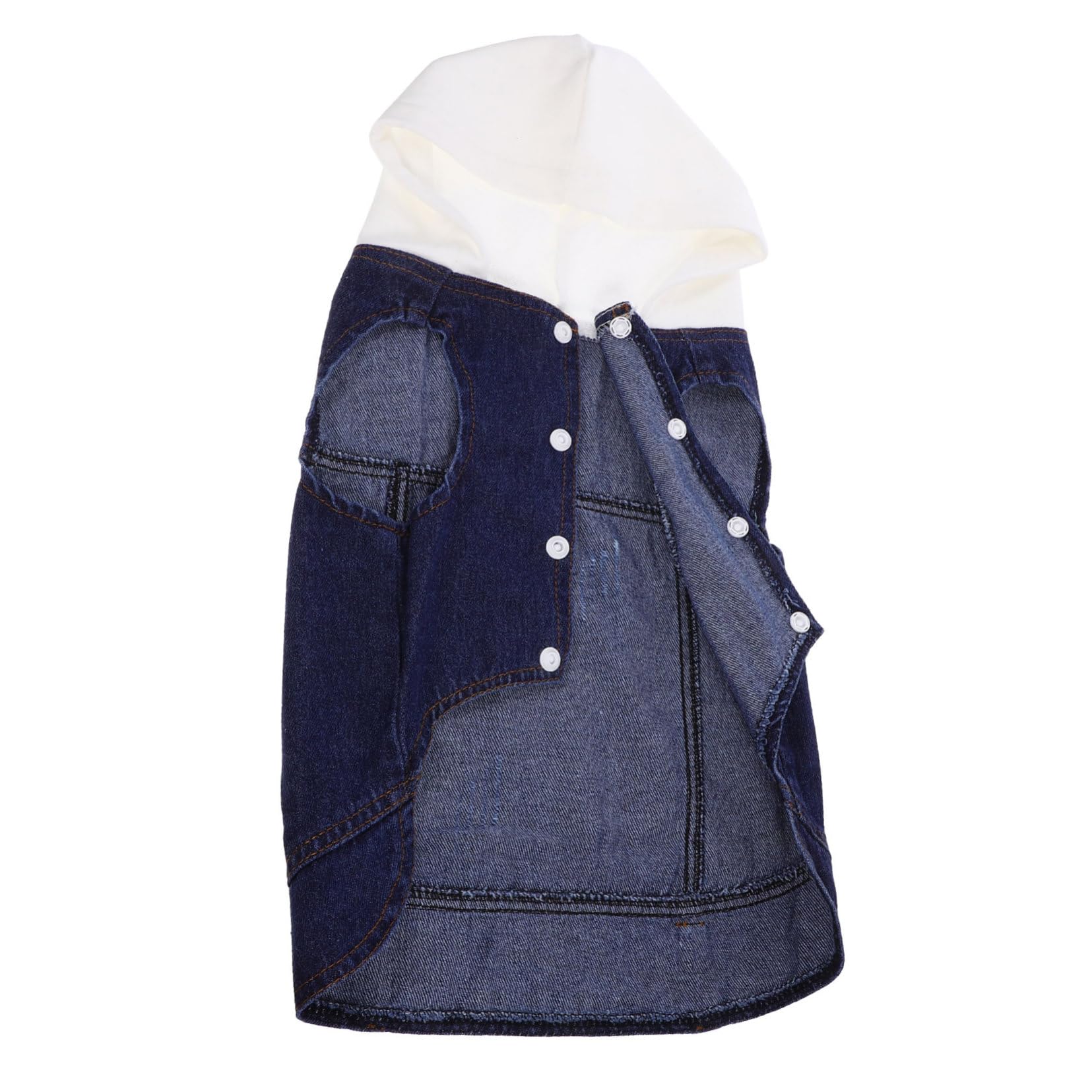 Sosoport Lot De 3 Gilets en Jean pour Chien Et Chat Vêtements pour Animaux De Compagnie Gilet Cool Taille XXL Bonnet Tricoté Fournitures pour Animaux De Compagnie