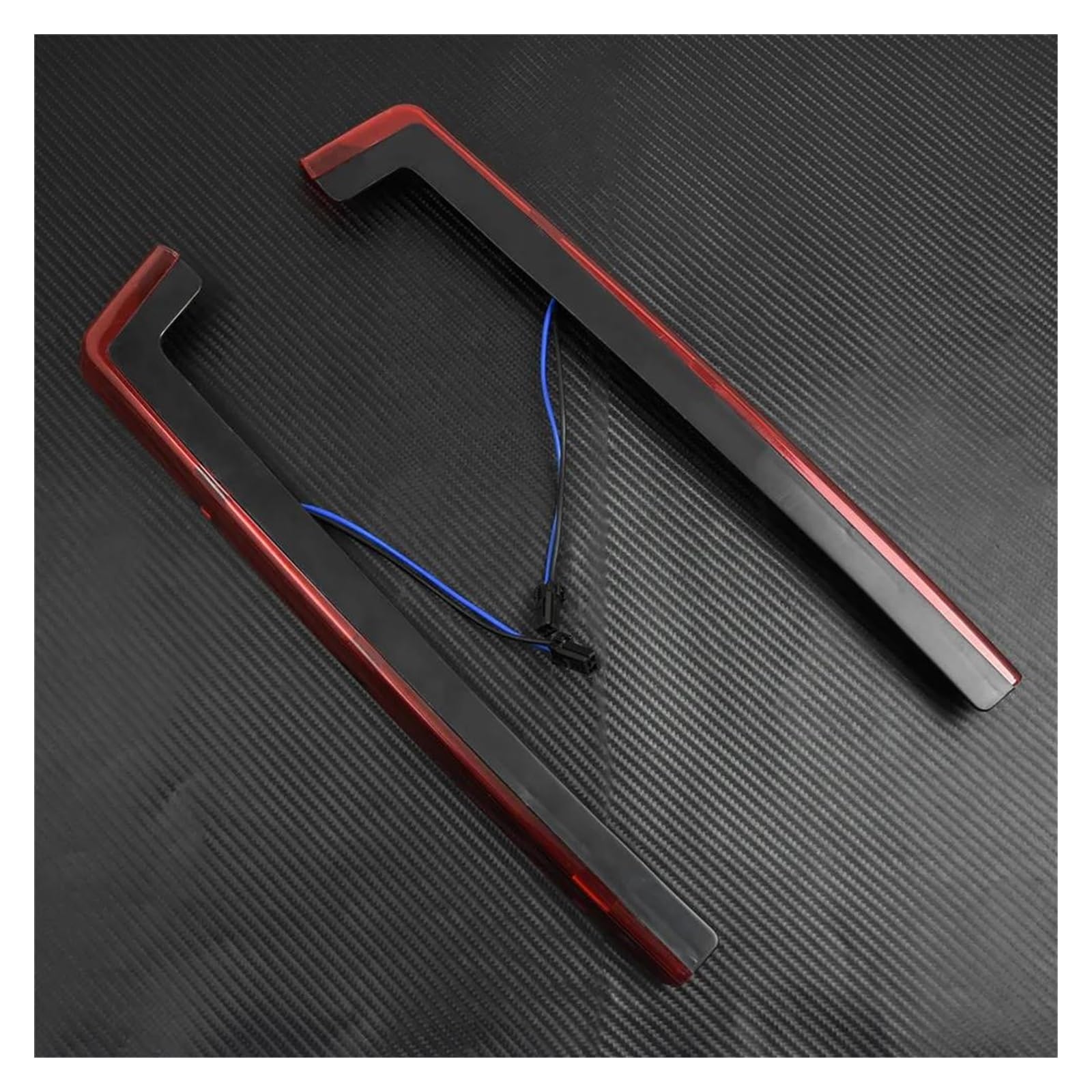 Panneau latéral LED de clignotant rouge pour Tour Pak de Harley Street Glide finition premium