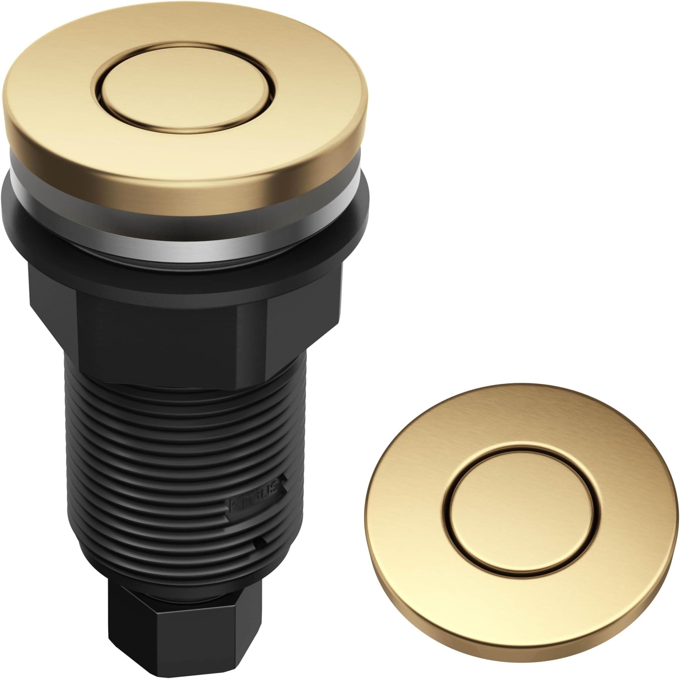 Kraus KWDB20BB WasteGuard FlatTop Garbage Disposal Air Switch Button