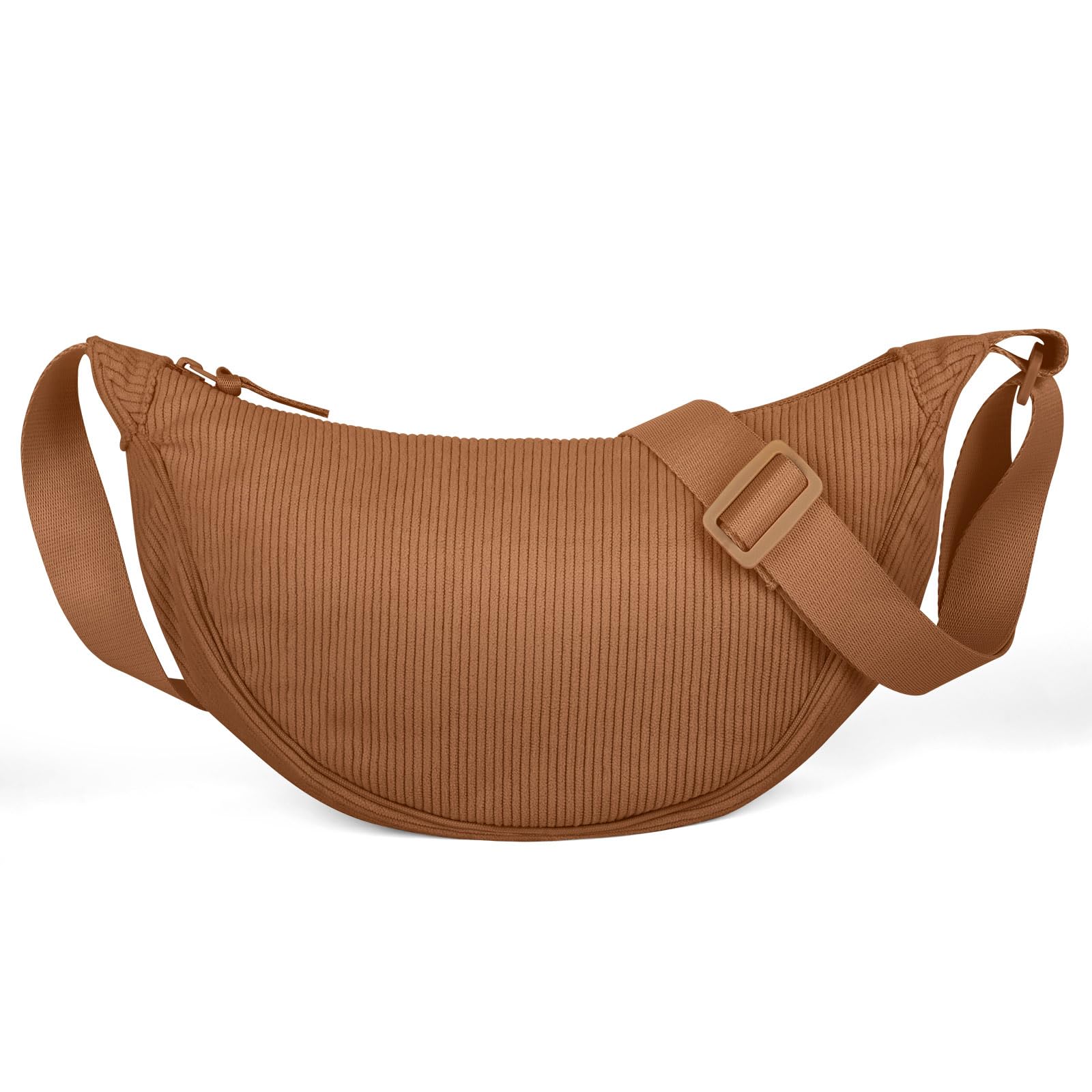 Aucuu Borsa a Tracolla in Nylon, Borsa a Tracolla a Mezzaluna da Donna, Borsa a Spalla con Tracolla Regolabile, Messenger Crossbody Bag per Shopping Viaggio