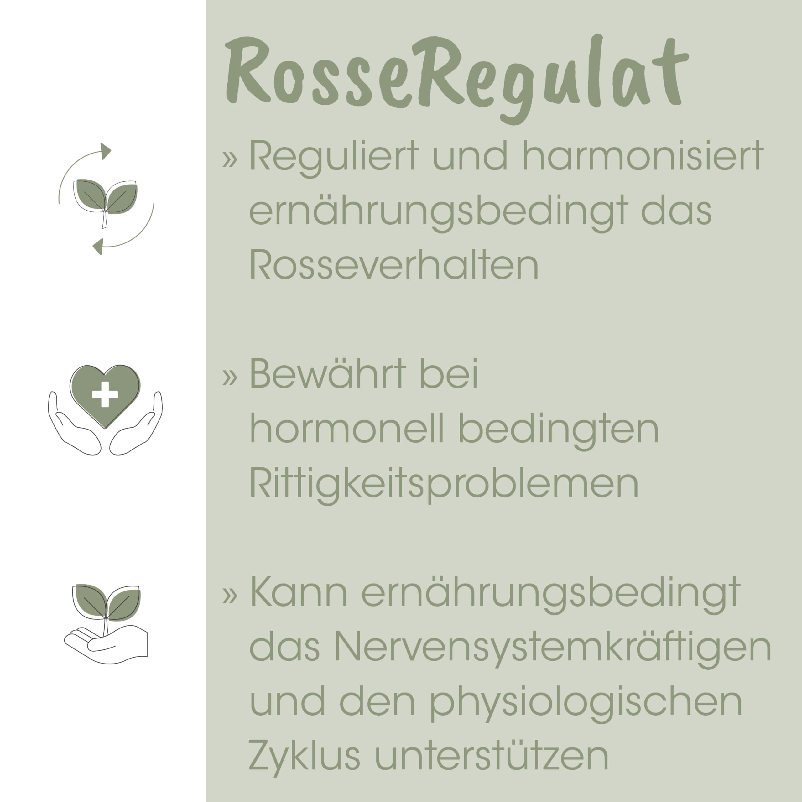cdVet EquiGreen RosseRegulat - Nahrungsergänzung mit Mönchspfeffer zur Unterstützung bei Rossigkeit von Stuten, 1 Stück (1er Pack)