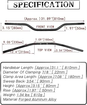 Amazon.com: YSMOTO 7/8