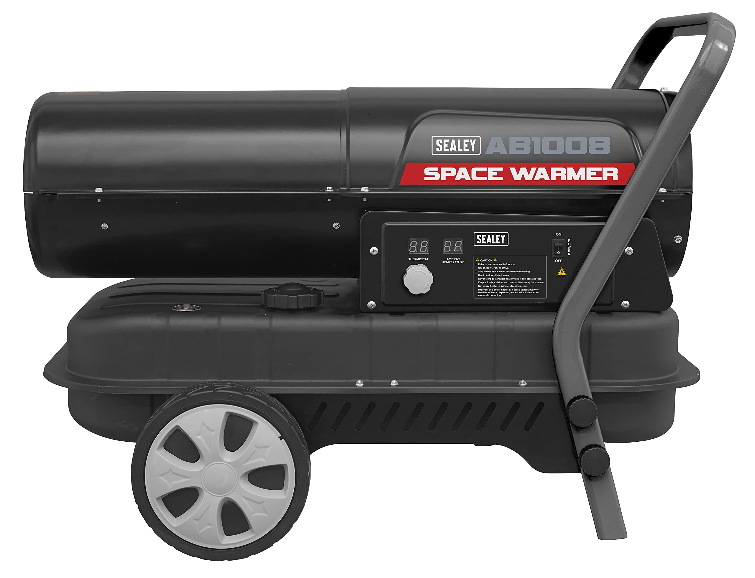 Sealey 100,000Btu/hr Space Warmer Kerosene/Diesel Heater with Wheels -  AB1008 : Amazon.co.uk: DIY u0026 Tools