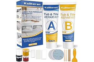 Professional Bathtub Chip Repair Kit: Fixing Restore Cracked & Damaged Bathtubs Till...