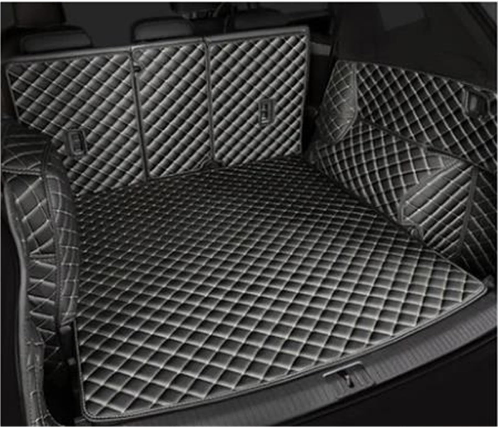 Vasca Custodia Per Baule Per Yeti 2013 2014 2015 2016 2017 Bagagliaio Di Un'auto Zerbino Cargo Liner Impermeabile Posteriore Tronco Protector Accessori(Black beige 6,2015)
