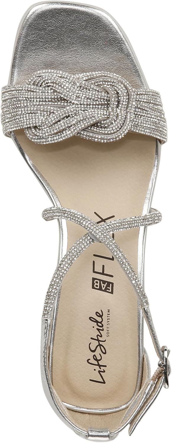 LifeStride Women's Captivate Strappy Block Heel Dress Sandals