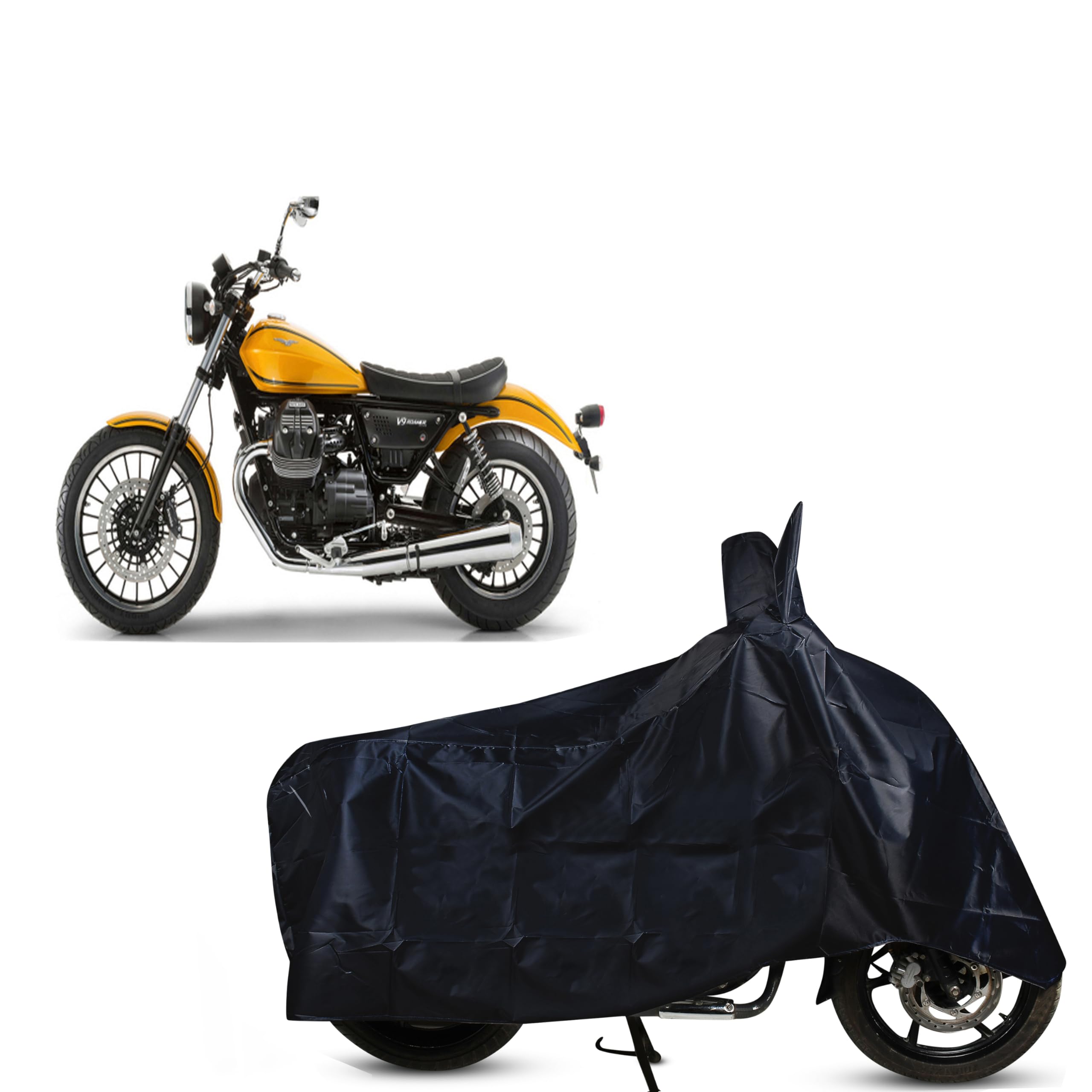 EGAL Compatible for M,o,t,o, Guzzi V9 Roamer All Universal Bike Scooter Body Cover - Waterproof, Dustproof, Heat Resistant, Outdoor Protection for Motorcycles and Scooters Bullet