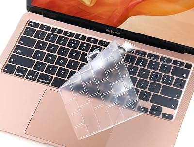 CaseBuy Premium Ultra Thin Keyboard Cover for MacBook Air 13.3 inch 2021 2020 Model A2179 A2337 M1 Chip, MacBook Air 13 inch M1 TPU Protective Skin(Not Fit 2022-2026 Air M2 M3 M4 M5 A2681 A3113 A3240)