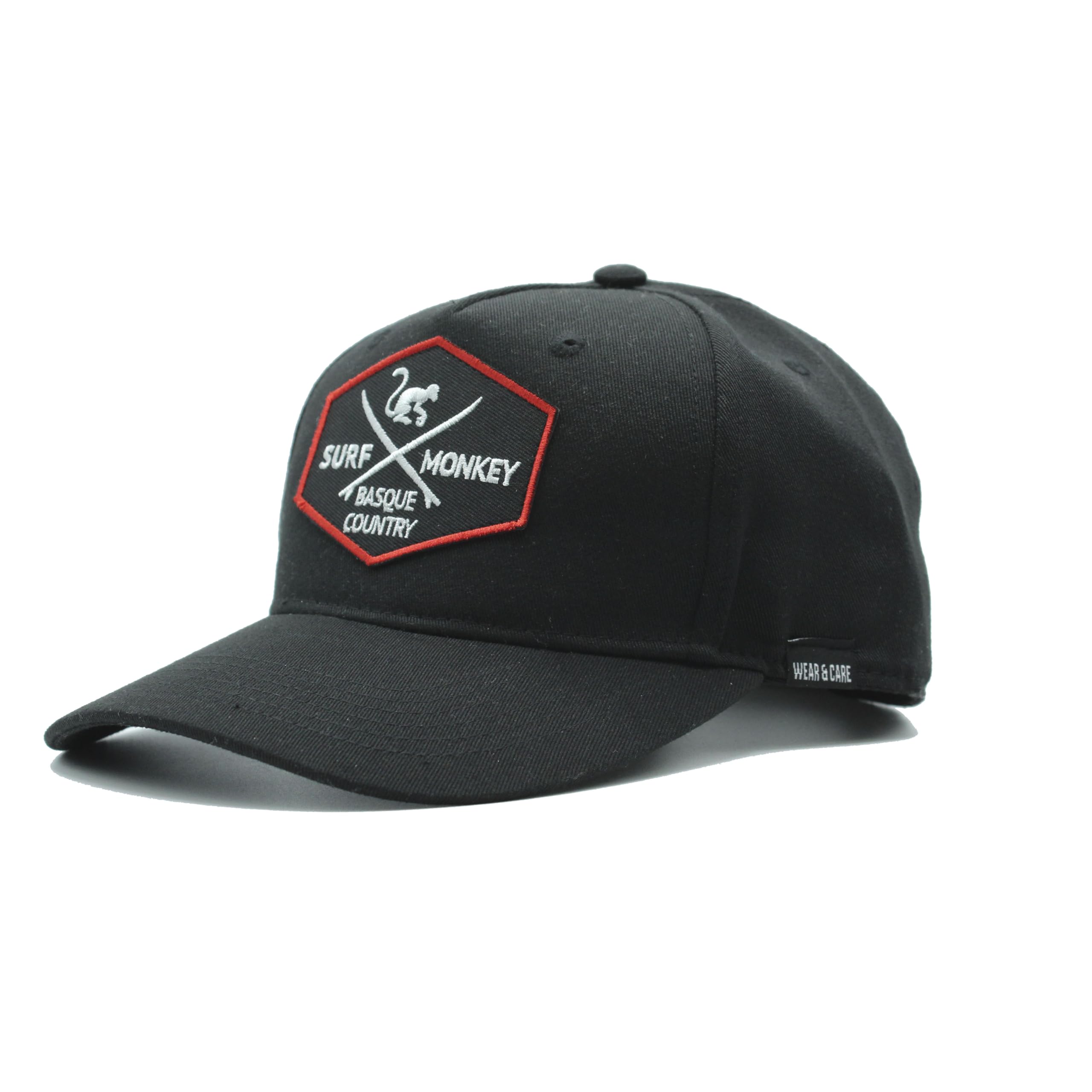 Surf Monkey Casquette de baseball réglable recyclée pour homme et femme