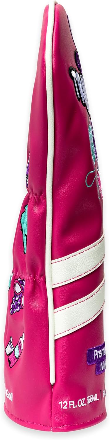 U SUCK AT GOLF Expertly Crafted Synthetic Leather Golf Head Cover - Ideal for Woods and Drivers - Tour Quality Golfing Accessories with Unique Designs - Perfect Christmas or Father’s Day Golfing Gift