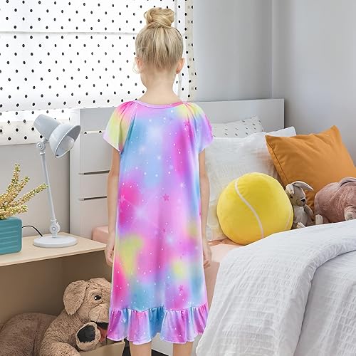 Miniatura 4 de ICOSY Ropa de dormir a juego para niñas y muñecas, ropa de dormir de unicornio para niñas y muñecas americanas de 18 pulgadas