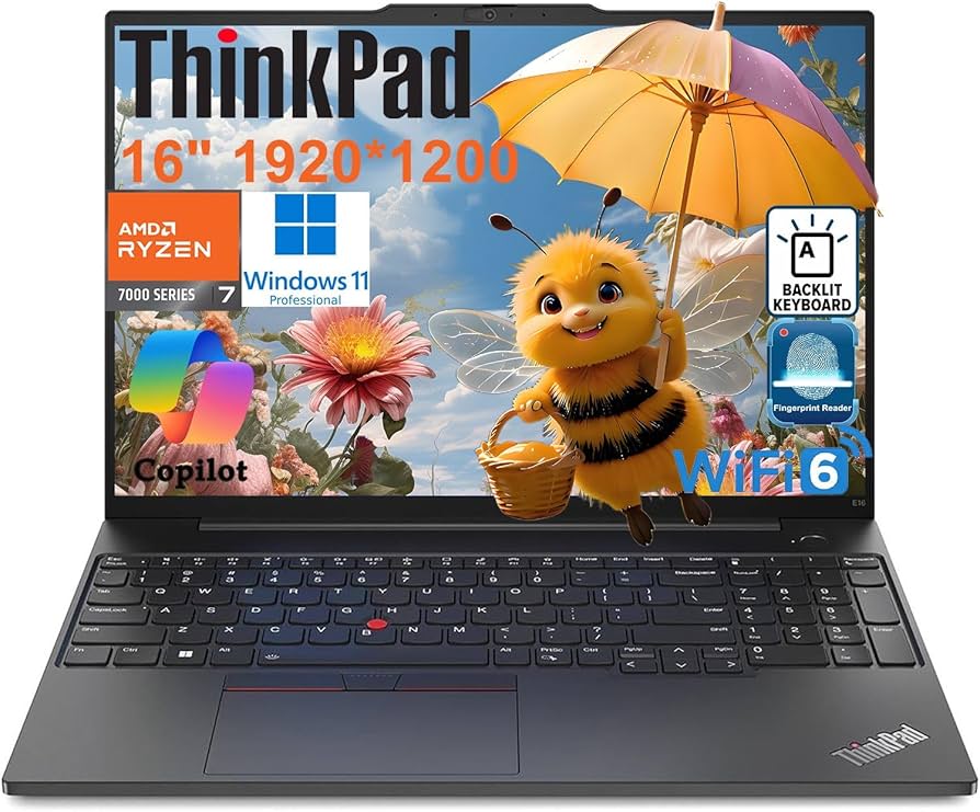 Amazon.com: Lenovo ThinkPad E16 Gen 2 Business Laptop Computer
