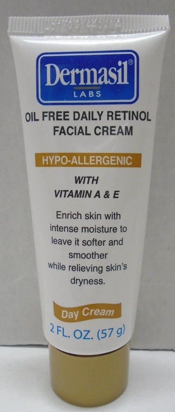 Day Cream Dermasil Oil Free Facial Cream Vitamin A & E Day/Night