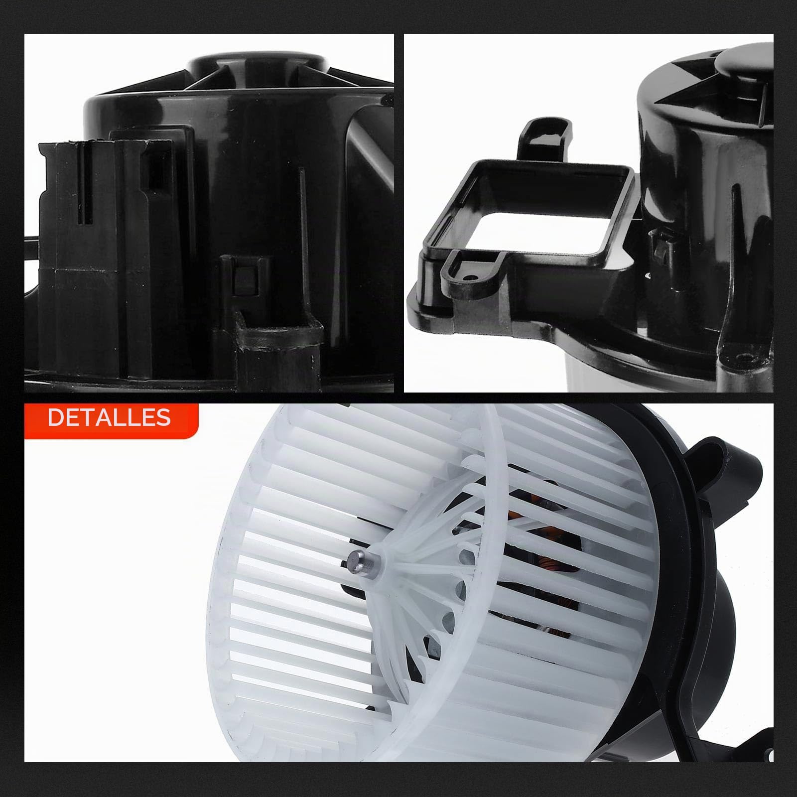 Frankberg Motor del ventilador del calefactor Compatible con 5008 0E 0U 3008 MPV 0U DS5 Replace# 6441.CP