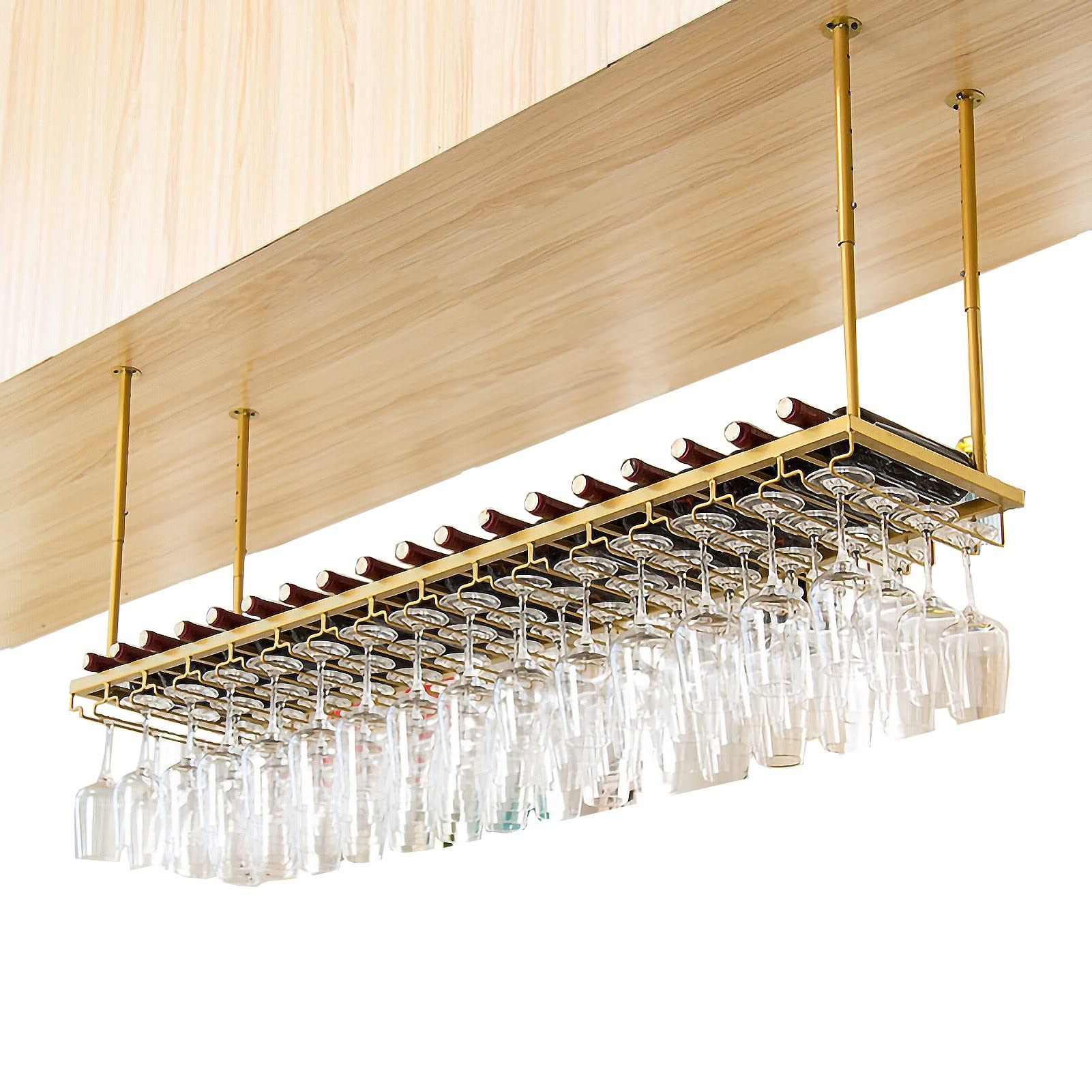 Range-bouteilles de plafond suspendu DASHADAO pour cuisine et bar design