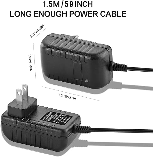 Miniatura 2 de Cargador de pistola de masaje 12v ~ 12.6v 1.0A cargador para pistola de masaje 12.6v cable de alimentación interruptor fuente de alimentación