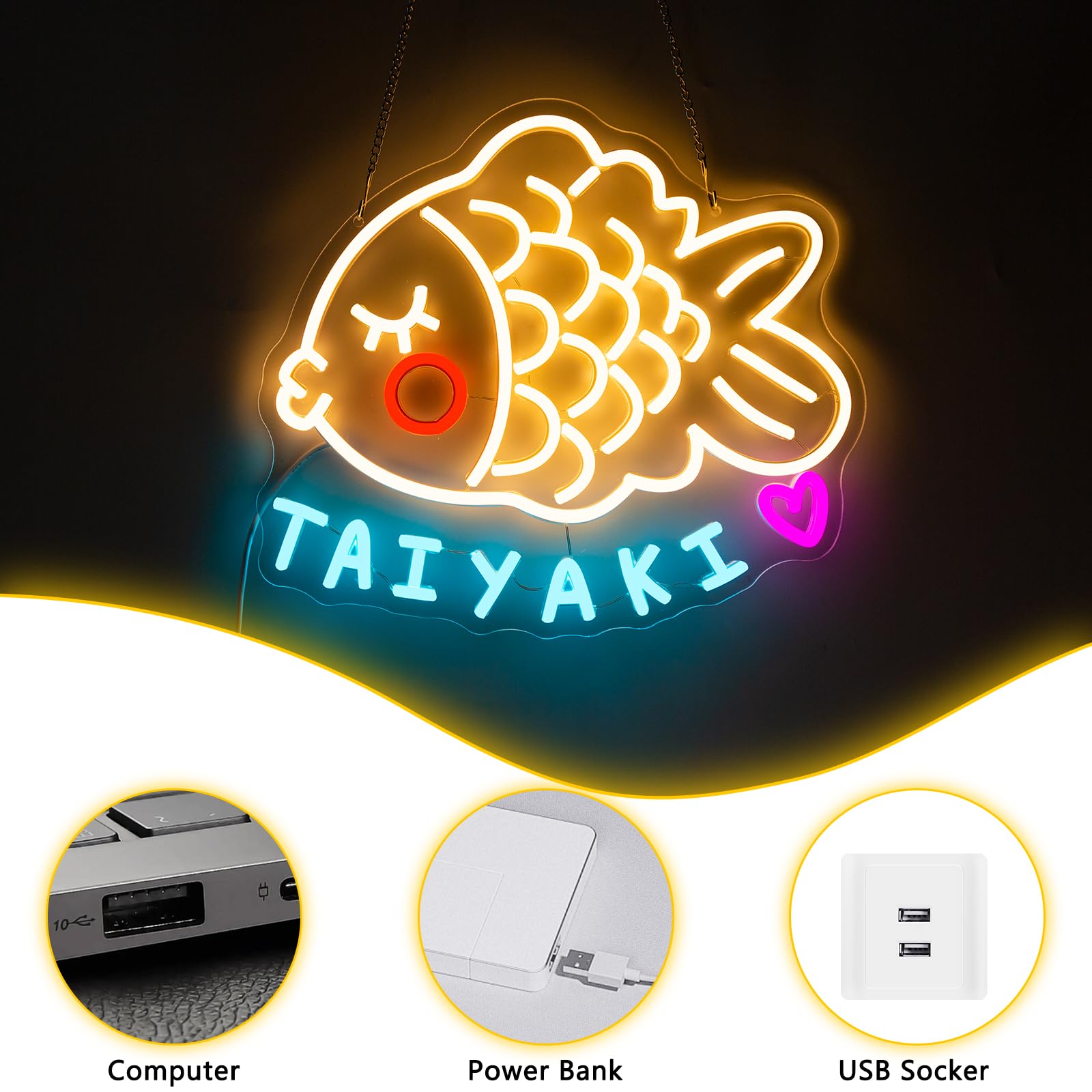 YSUIEC Taiyaki Neon Sign - Image 4
