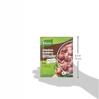 Knorr Fix swedisch meatballs (Schwedische Hackballchen Kottbullar) (Pack of 4)