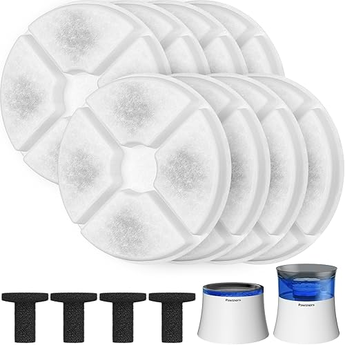 Miniatura 9 de Pawtners Fuente de agua para perros, dispensador de agua para perros de 1 galón para gatos pequeños, medianos y grandes, cuenco automático de agua