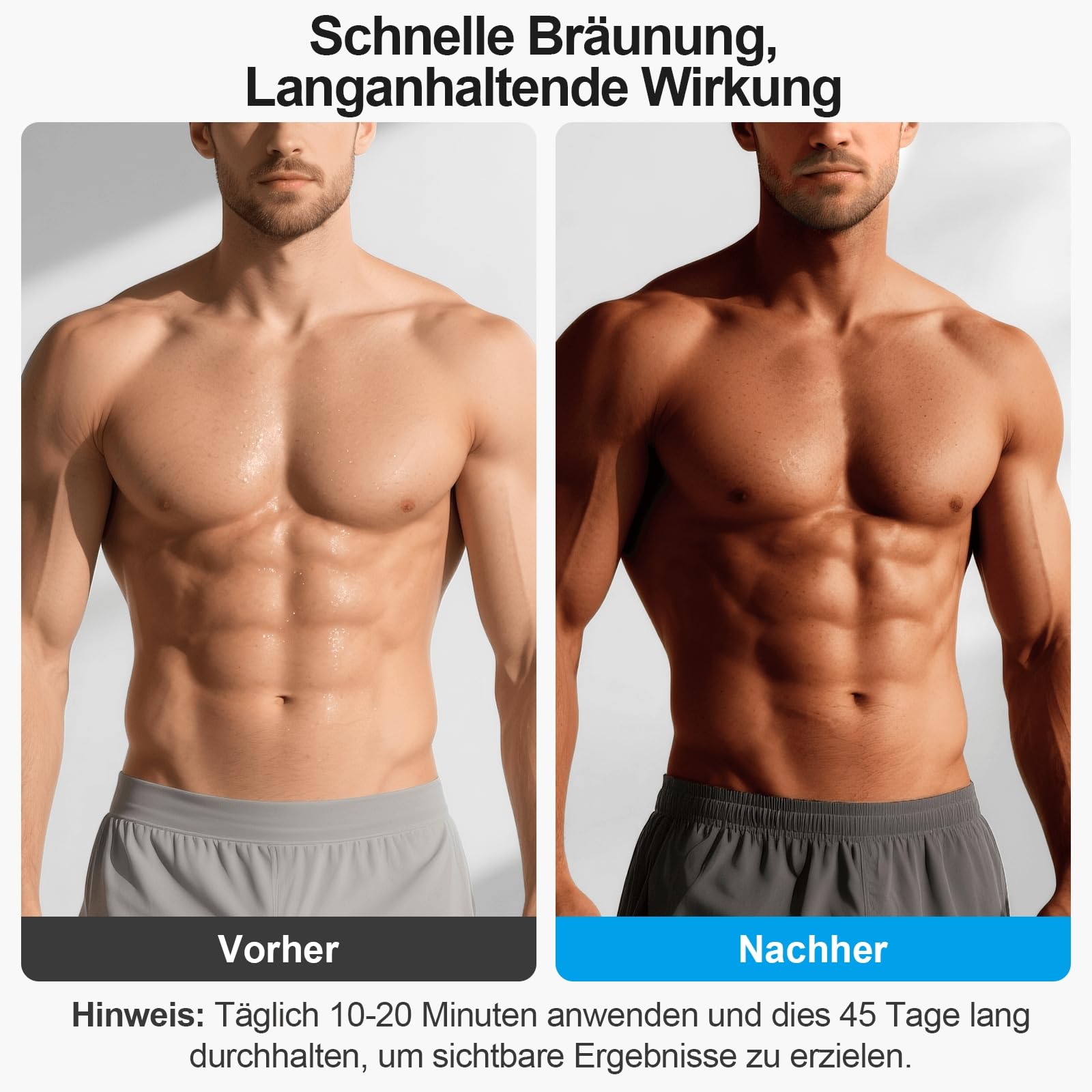 Solarium Für Zuhause, 50w Bräunungslicht Solarium 250 Leds Blaues Licht Gesichtsbräunungslampe, Sonnenlampe Für Gesicht Und Körper mit Verstellbarem Ständer & Sonnenbrille - Blau