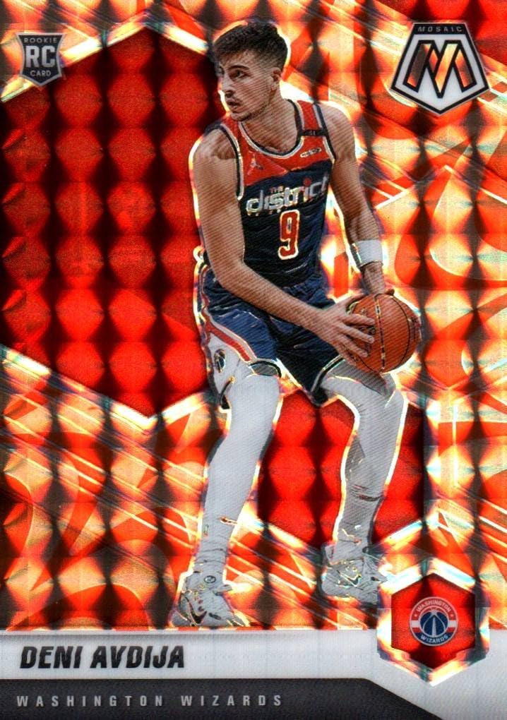 Amazon.com: Deni Avdija Orange Rookie Card Prizm Mosaic