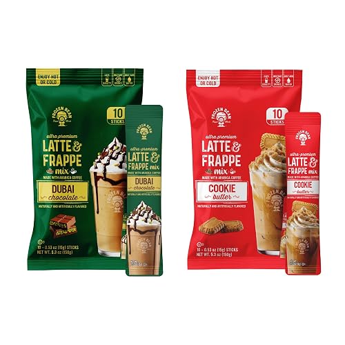 The Frozen Bean Frappe & Latte Instant Mix (10 Sticks),