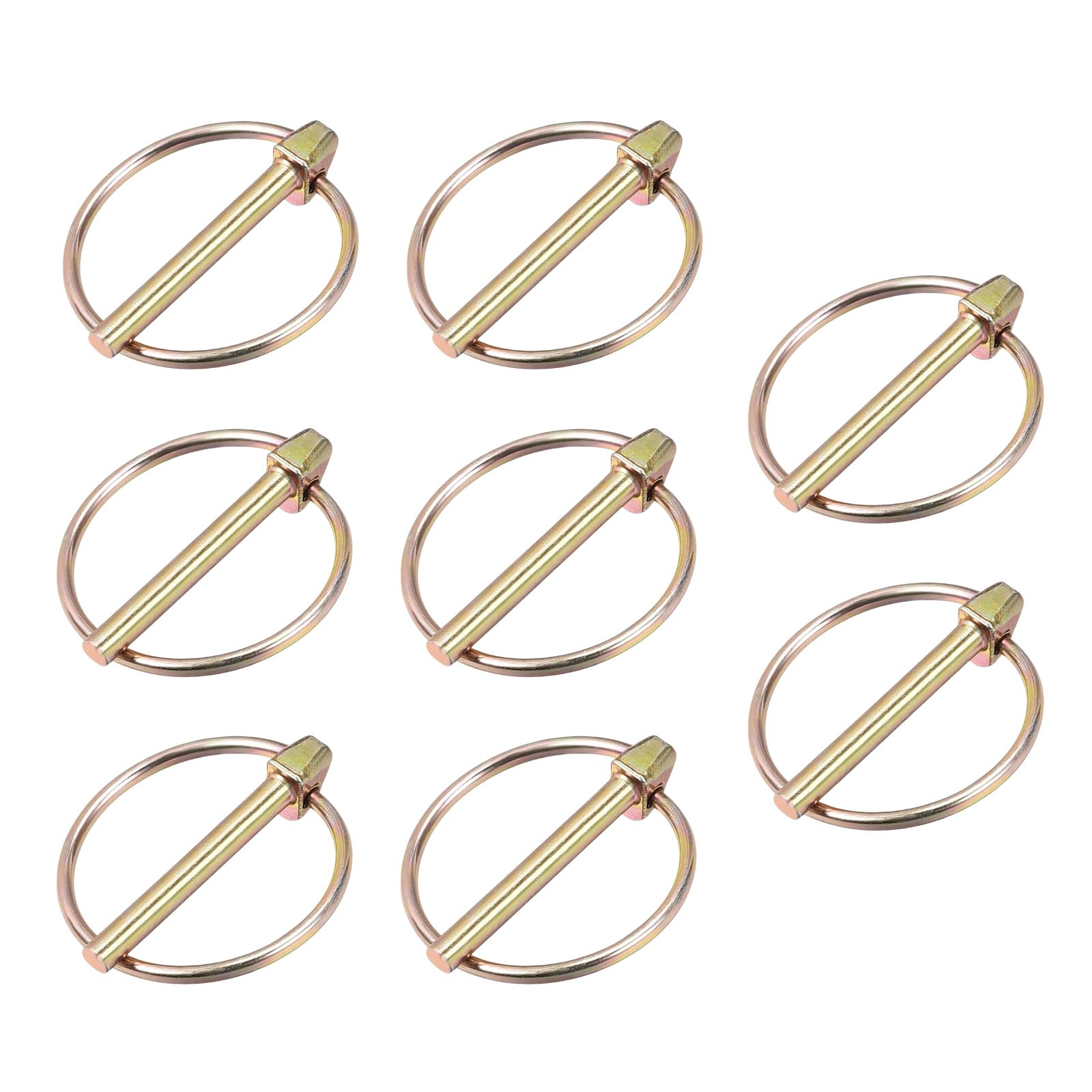 8pcs 4.5MM Heavy Duty Linch Pin Assortment Kit for Trailer Tractor Trolley Mechanical — image 1
