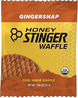Honey Stinger Organic Waffle, Gingersnap, Sports Nutrition, 1.06 Ounce (16 Count) - coolthings.us