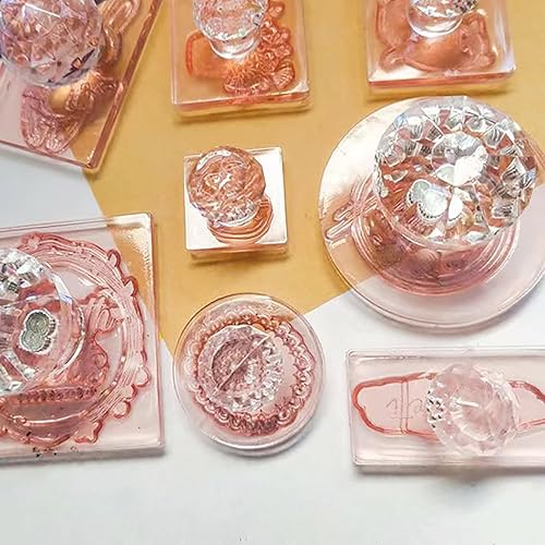 Miniatura 6 de Sello de goma con logotipo personalizado con mango (rectángulo 0.6 x 1.8 pulgadas)