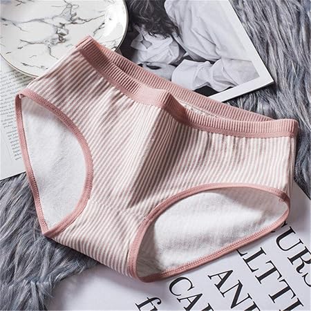 KFBSHEEF Moda 6 Colores Bragas de Mujer Bragas de algodón a Rayas Ropa  Interior Suave para niñas Tallas Grandes para Mujeres Calzoncillos cómodos  de 3 Piezas : Amazon.es: Ropa