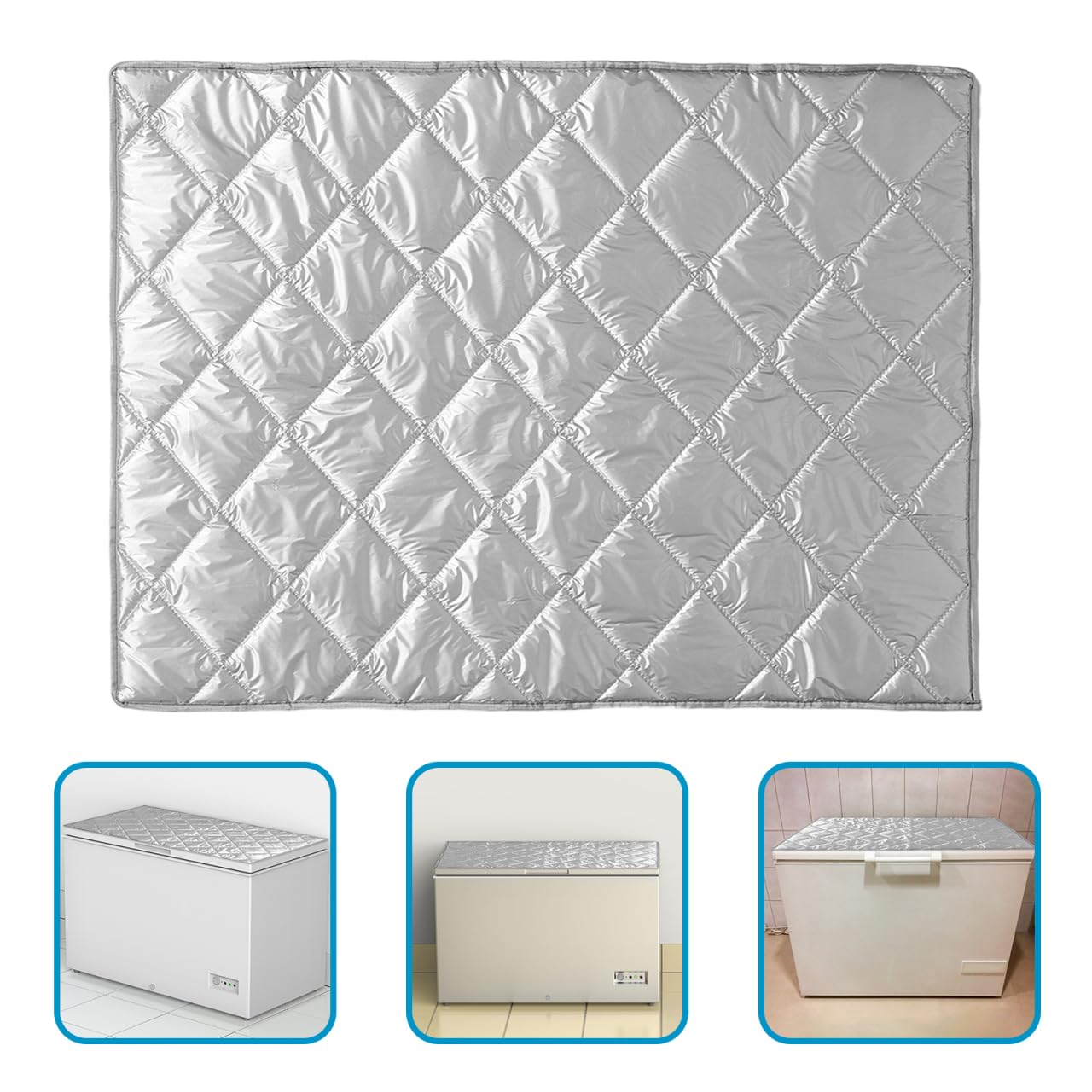 Garneck Isolierte Gefrierschrankabdeckungen wasserdichte Sonnenschutz -beschützer Für Kühlschränke Kühlpraxis -anzeige Schränke Eiscreme Gefrierschrank