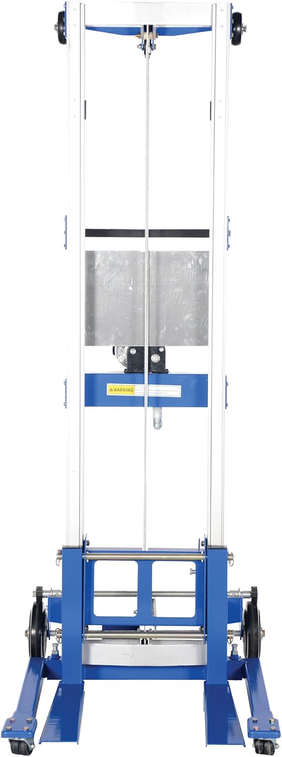Vestil A-LIFT-S-EHP Adjustable Straddle Hand Winch Lift Truck, 42-1/2" Length, 43-1/4" Width, 80" Height, 350 lbs Capacity: Material Lifts: Industrial & Scientific