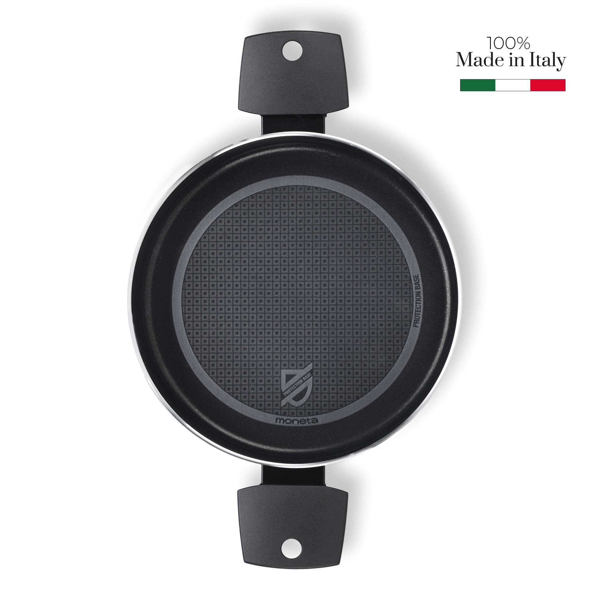 Tegame Moneta Recy 24cm Con 2 Manici - Alluminio Riciclato, Fondo Induction, Nero - Foto 4