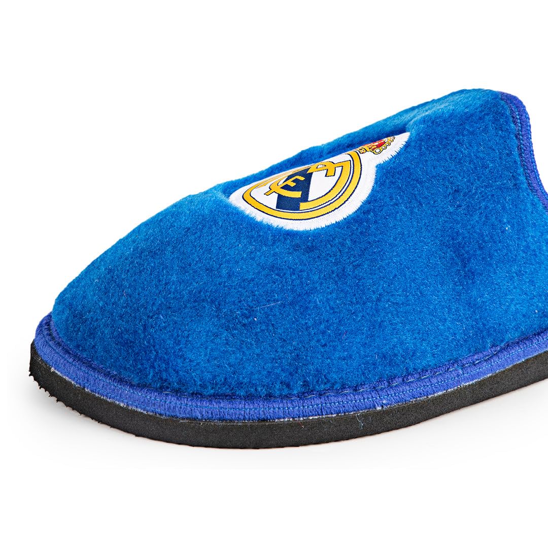 MARPEN SLIPPERS Zapatillas de casa Real Madrid CF Oficiales Temporada 24/25 para Hombre o Mujer, Ligeras de Invierno, Azul, Talla 37