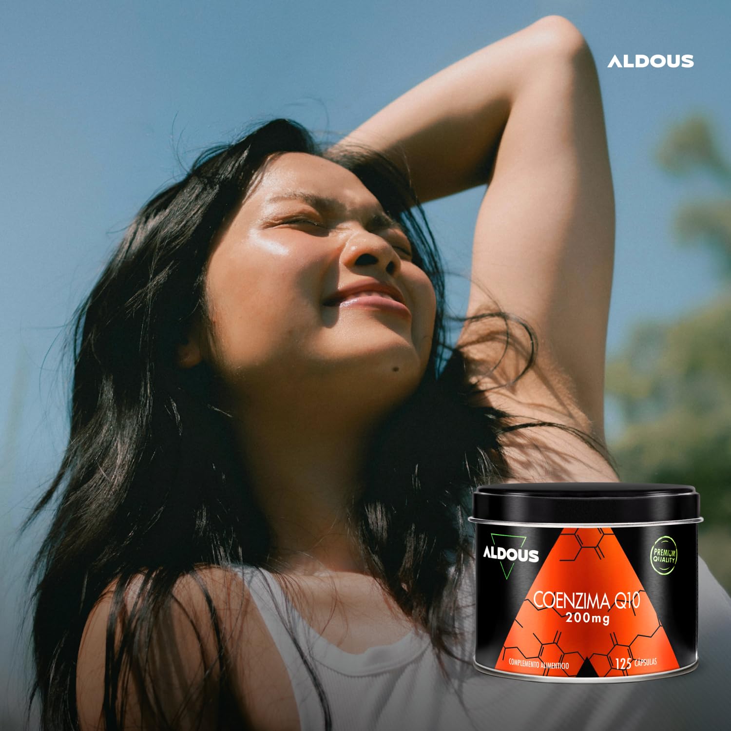 Coenzyme Q10 200 mg, formule végétalienne - À partir de 4 mois | CoQ10 (ubiquinone) fermentée naturellement - Énergie cellulaire et réduction de la fatigue- Antioxydant anti-âge