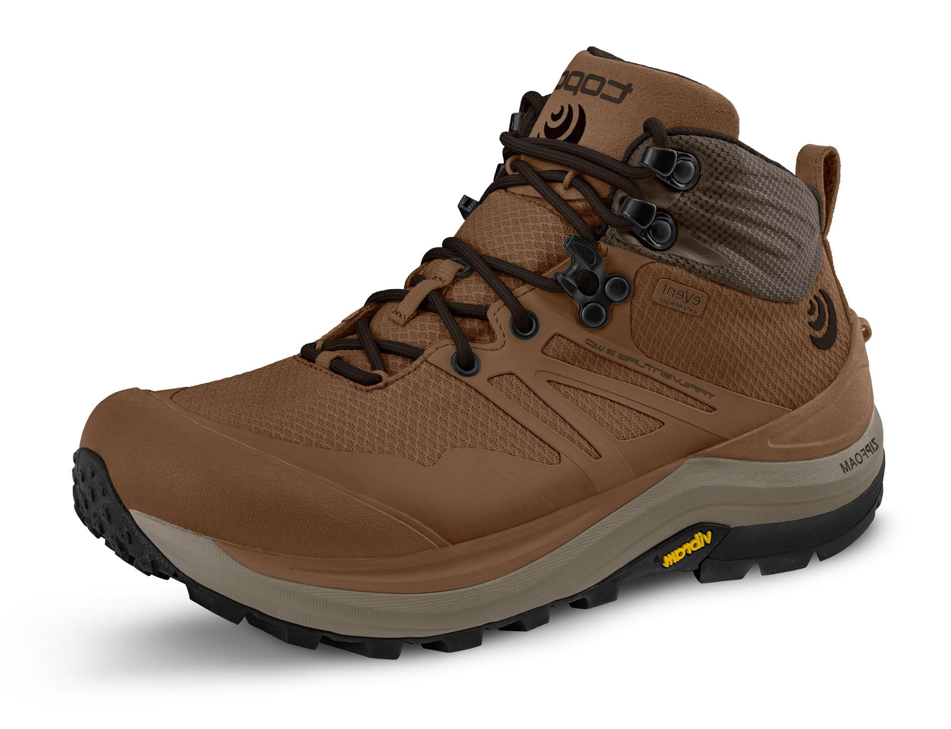 Topo Athletic Men's Trailventure 2 WP Comfortable Waterproof 5MM Drop Trail Running Boots, Athletic Shoes for Trail Running