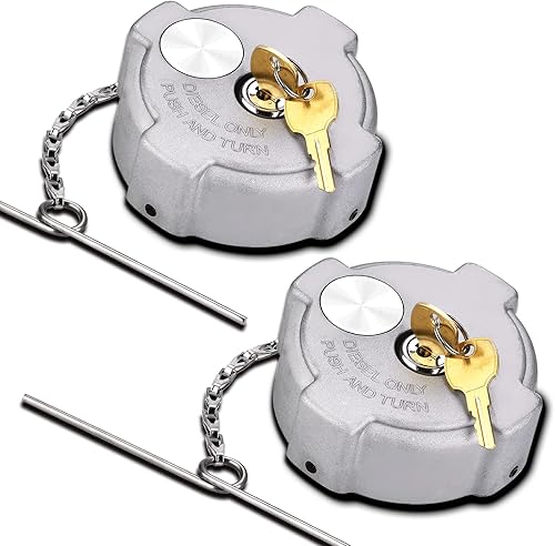 Tapa de combustible con bloqueo de cuarto de giro de 14 de 3 pulgadas compatible con Freightliner Cascadia Century Coronado Columbia M2-112 de