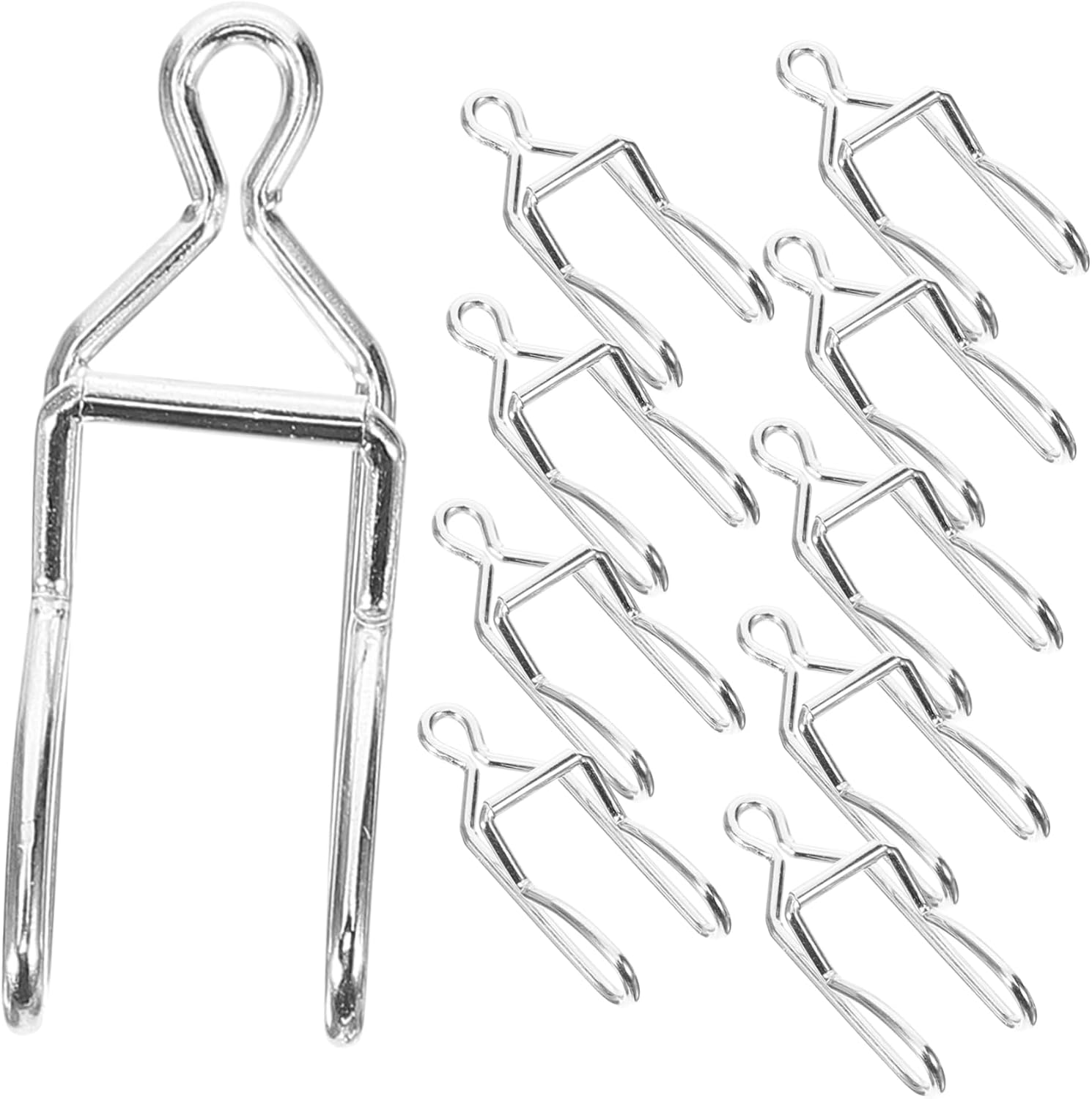 50pcs DIY Pocket Watch Chain Clasps Iron Clips for Cowboy Chains and Easy to Install Metal Clasps with Smooth Edges for Secure Fit and Daily Use Accessories