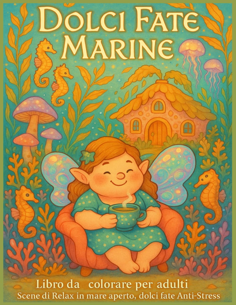 Dolci Fate Marine - 40+ Pagine da Colorare