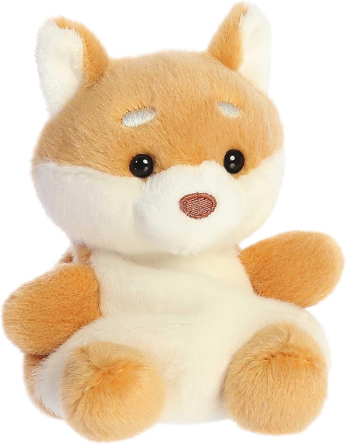 Aurora® Adorable Palm Pals™ Keiko Shiba Inu™ Stuffed Animal - Fun Collectible Plush for Kids and Adult Collectors - Perfect for Decorating Rooms and Birthday Gifts - Brown 6 Inches