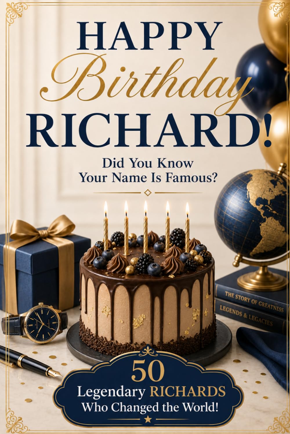 Happy Birthday, RICHARD! Did You Know Your Name Is Famous?: 50 Legendary Richards Who Changed the World