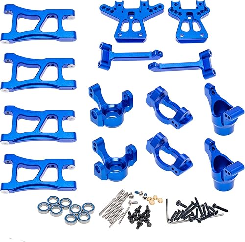 GTHELE Juego de torre de choque con brazos de aleación para Traxxas 118 LaTrax Teton Desert Prerunner-Sustituye a la parte 7630 7532 7552X