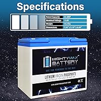 Vista 3 de Mighty Max Battery Batería de repuesto de litio 12V 35AH U1 para Casil CA12330 NB