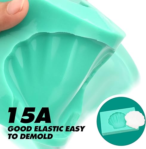 Miniatura 5 de Kit de fabricación de moldes de silicona, goma de silicona líquida elástica de 170 onzas, 15 A con bombas para hacer moldes, fundición, silicona de