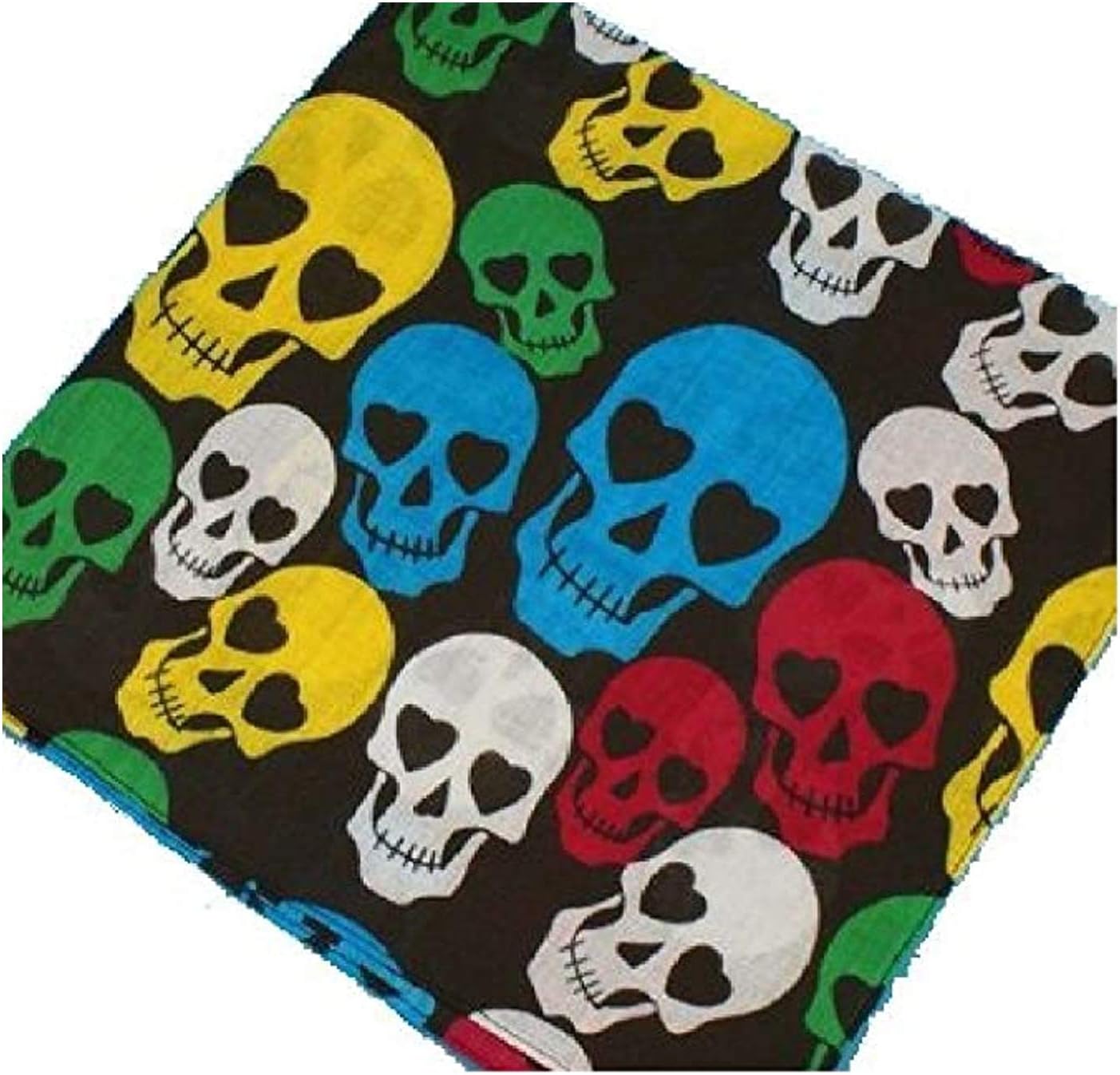TWILO DESIGNNEW LADIES HAIR BAND HEAD BAND HEADWRAP BANDANA SCARF - MULTI SKULL DESIGN