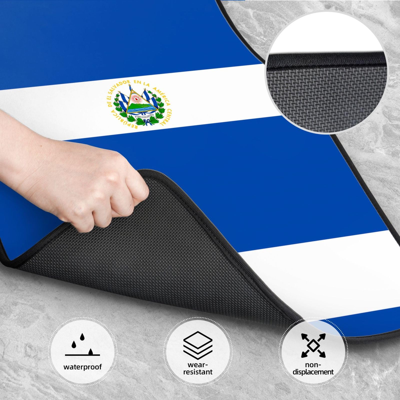 Lot de 4 tapis de sol en néoprène imperméable pour voiture