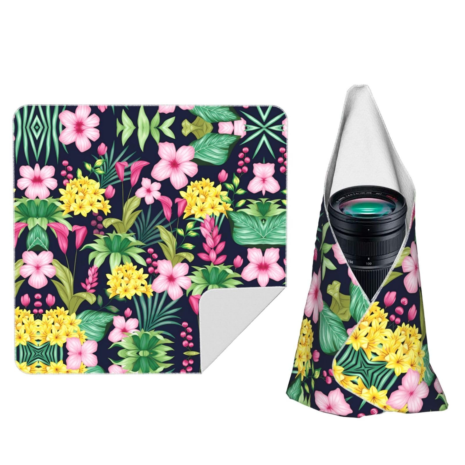 ZhaoYuGoods Hawaiian Colorful Flower Camera Wrap Cloth
