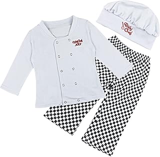 TiaoBug Baby,Clothing,Baby Boys 0-24m,Outfits & Clothing Sets TiaoBug 3pcs Infant Baby Boys Cotton Cook Outfits Fancy Dress T-Shirt Pants with Hat Photography Costume